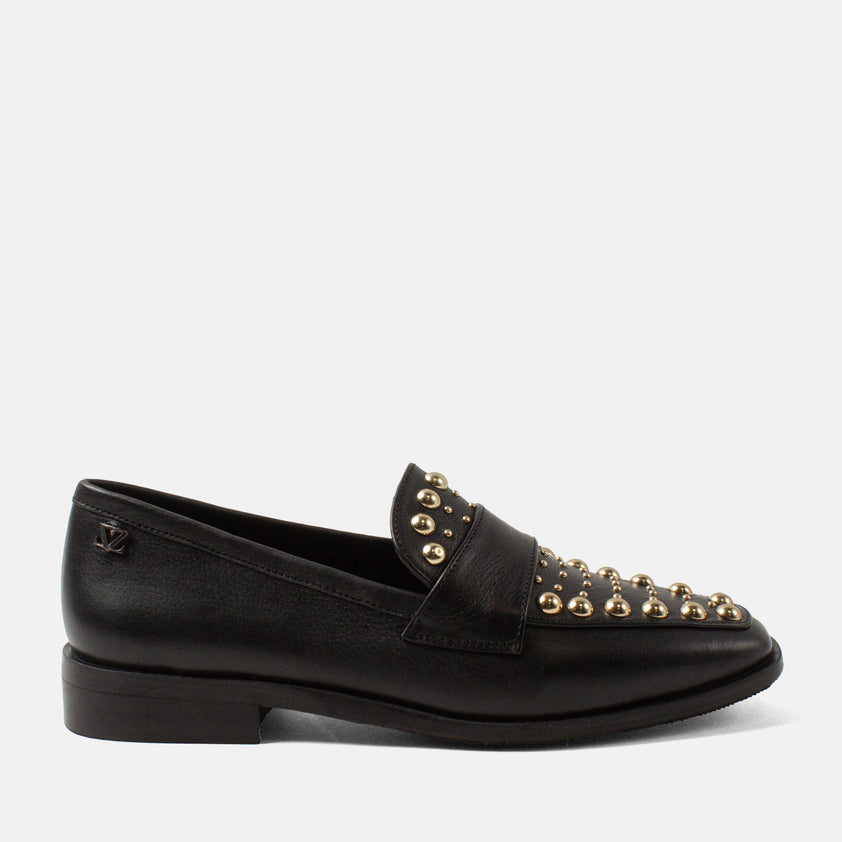 Benthe Women's Leather Loafers Black