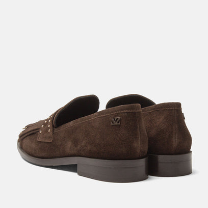 Suus Women's Suede Loafers Brown