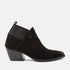 Britt Women's Suede Ankle Boots Black