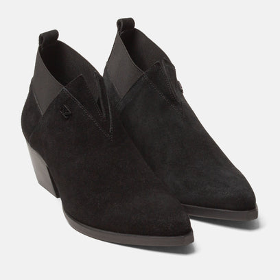 Britt Women's Suede Ankle Boots Black