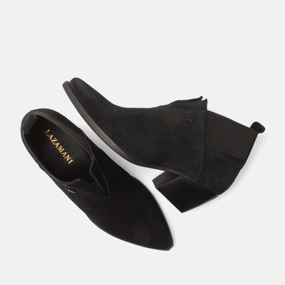 Britt Women's Suede Ankle Boots Black