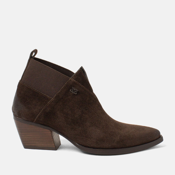 Britt Women's Suede Ankle Boots Brown