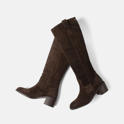 Elin Women's Suede Boots Brown